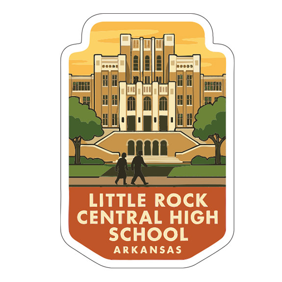 Little Rock Central High School Arkansas Sticker Decal Vinyl Symbolic Landmark