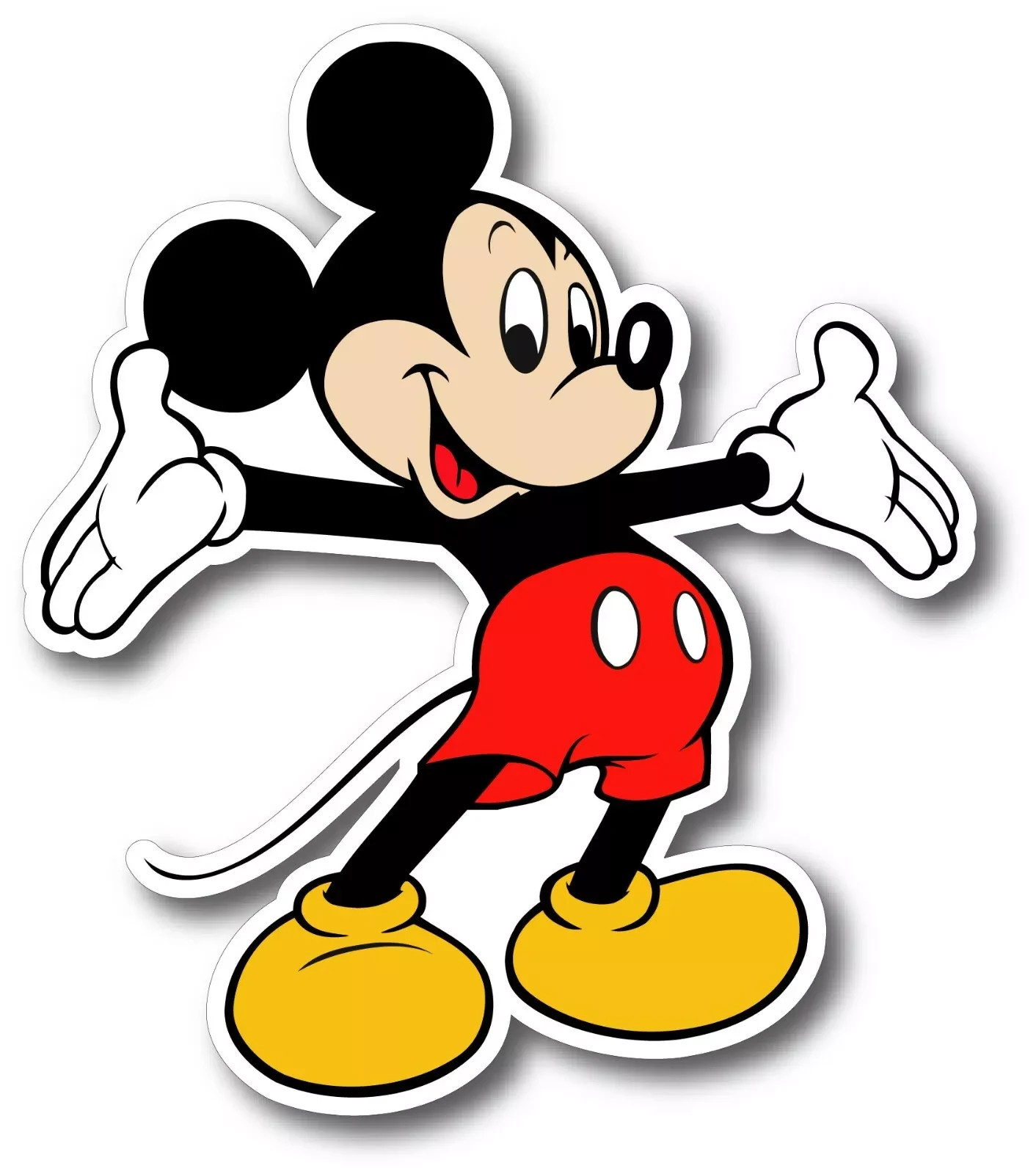 MICKEY MOUSE KIDS CARTOON DECAL STICKER 3M USA CAR TRUCK VEHICLE WINDOW WALL