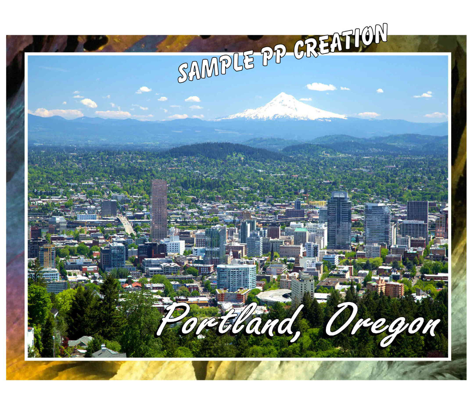 PORTLAND, OREGON PHOTO FRIDGE MAGNET 4 X 3 inches TRAVEL