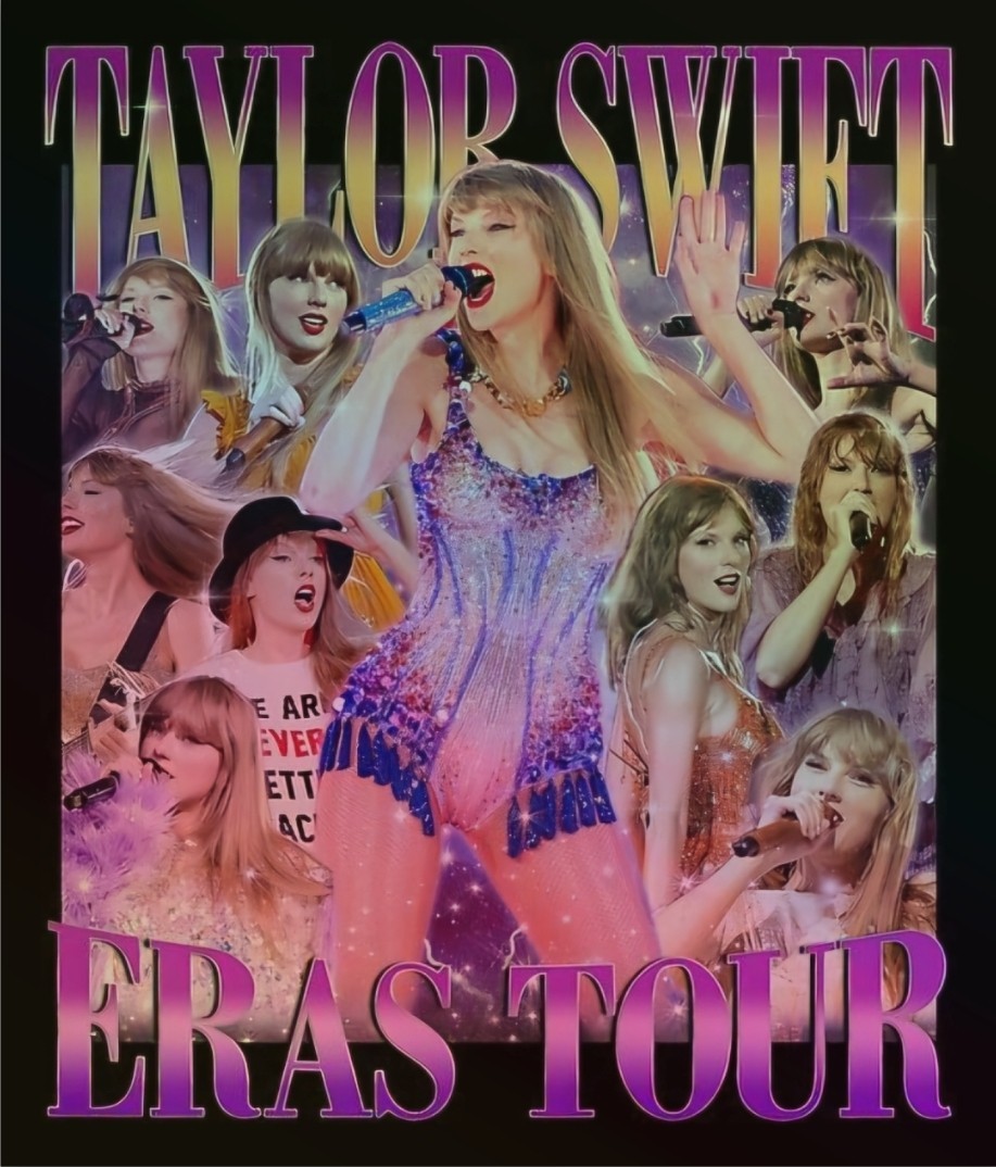 Taylor Swift Holographic Sticker Eras Tour 2.5"x3.5" Weatherproof