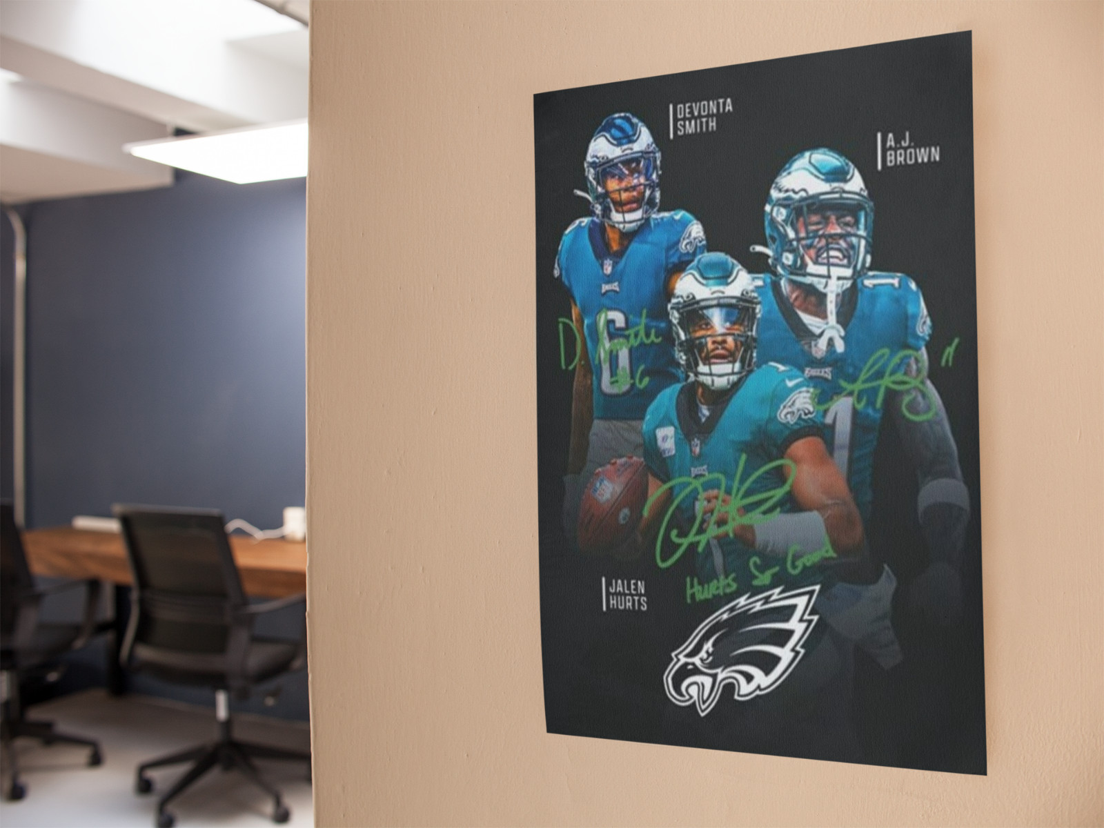 EAGLES NFL Football Wall Vinyl Decal Poster Canvas Print Removable Adhesive