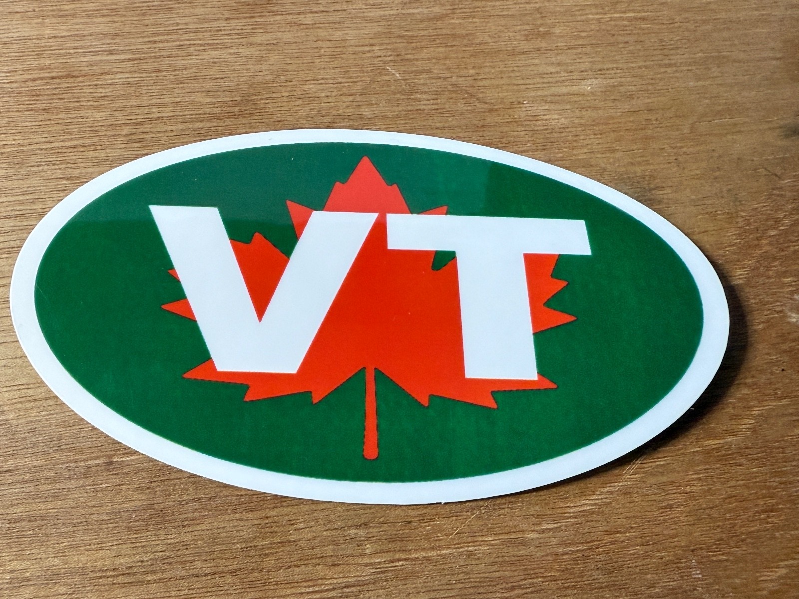 STICKER Vermont VT skiing New England mountains winter foilage USA maple syrup