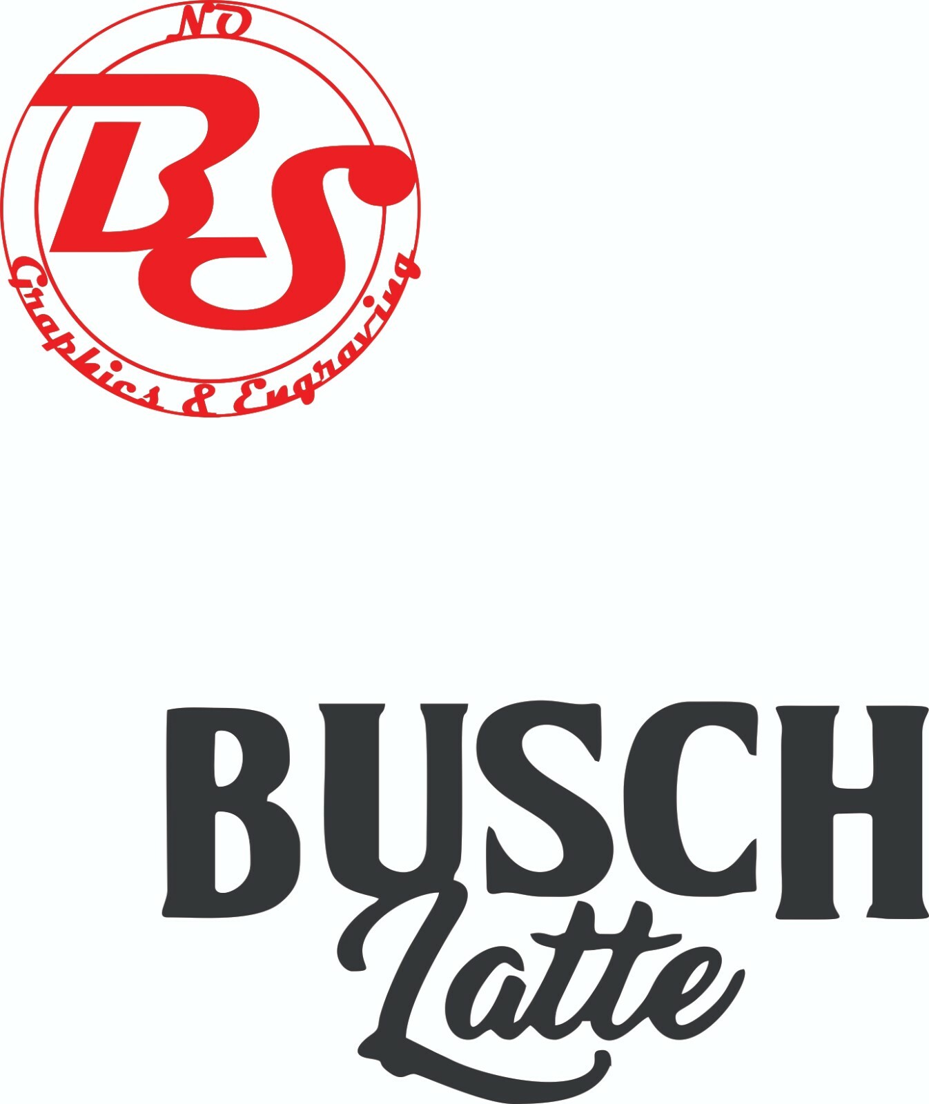 XL – Busch Latte Drinking Alcohol Funny Beer Window Vinyl Decal Sticker noBS