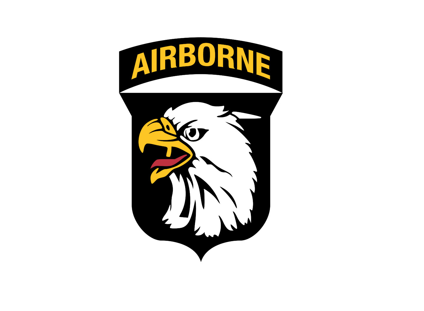 101st AIRBORNE DIVISION Vinyl Window Decal/Sticker U.S. Army Style 1