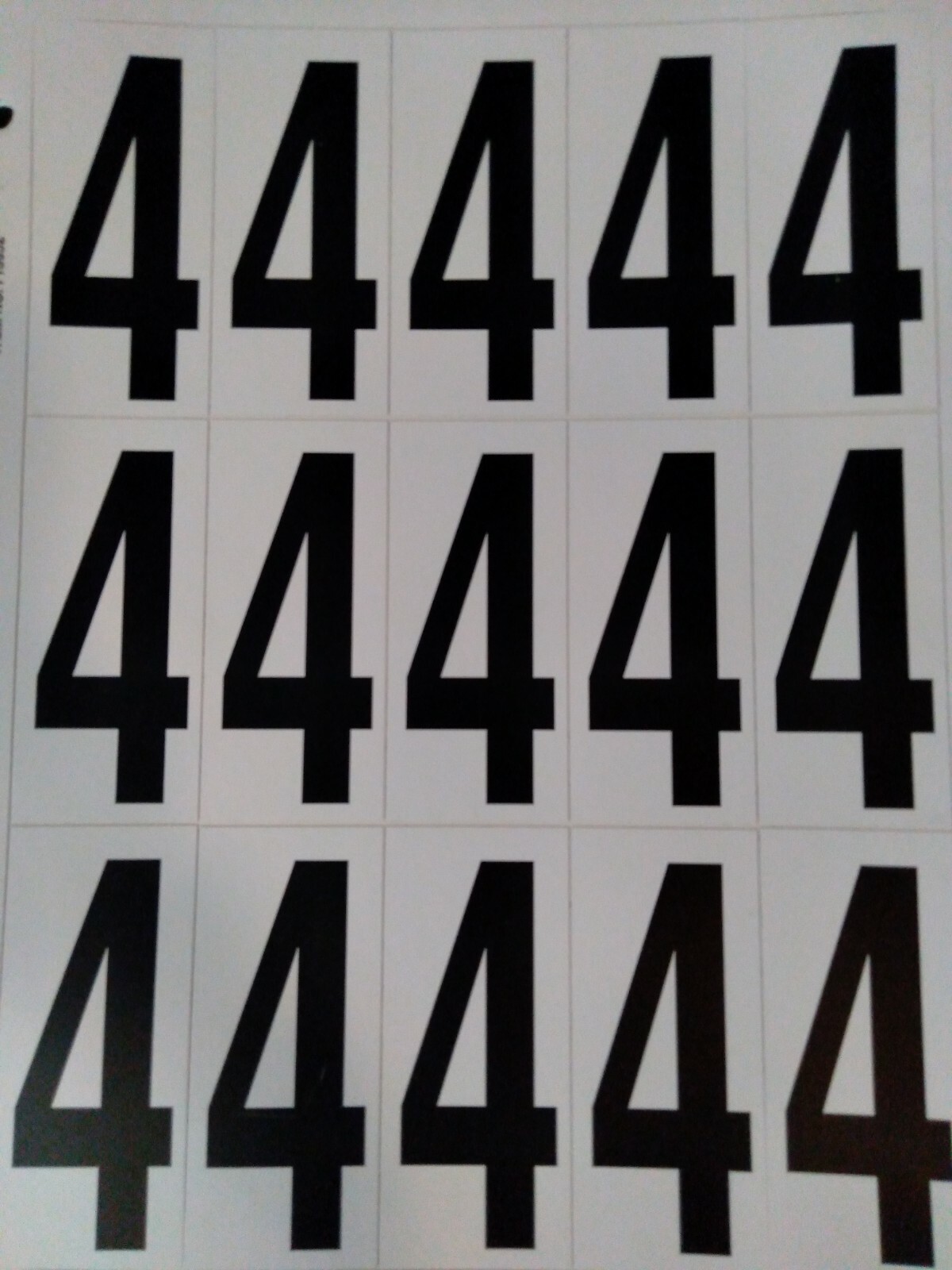 3" Set of Digits Numerals Mailbox Home Locker House Numbers Vinyl Sticker Decal
