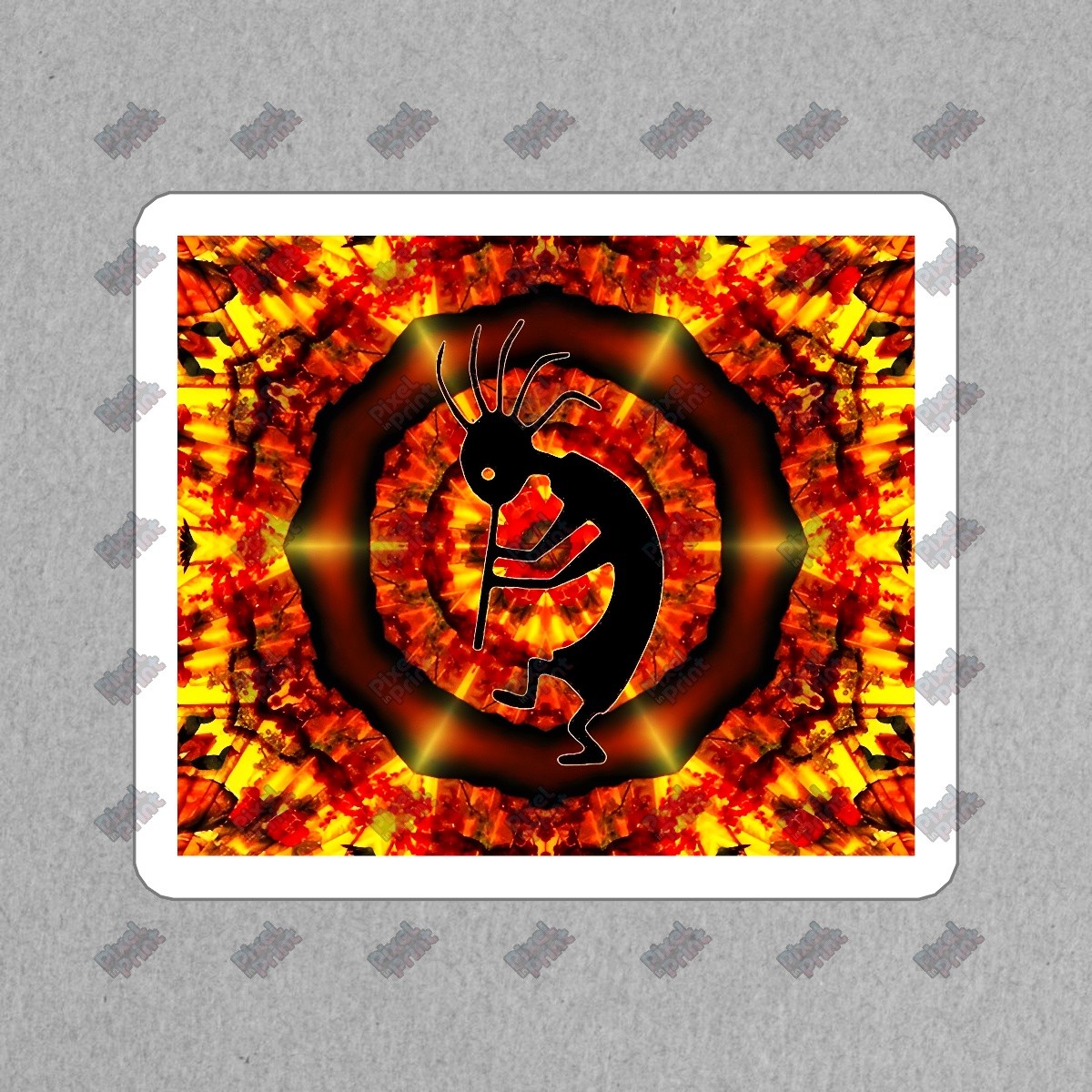 Vibrant Native American Inspired Vinyl Sticker Tribal Design Decal #772220