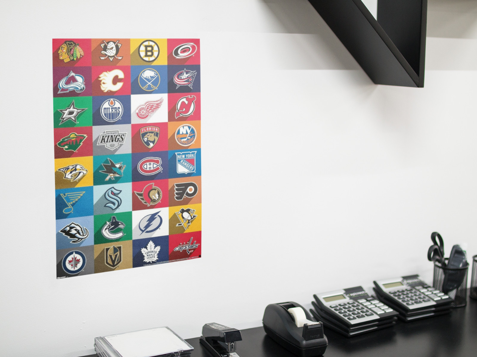 NHL HOCKEY TEAMS Wall Vinyl Decal Poster Canvas Print Removable Adhesive