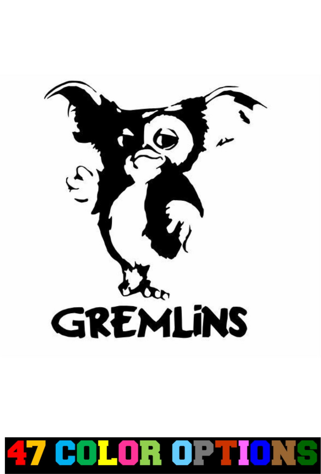 Vinyl Decal Truck Car Sticker Laptop – Movies Horror Gremlins Gizmo
