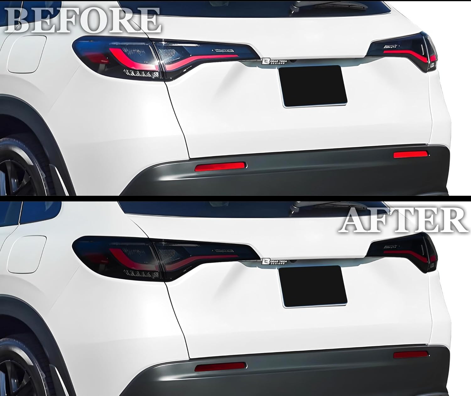 Dark Smoke Headlight & Taillight Tint Film Kit for Honda HR-V 2023-2025
