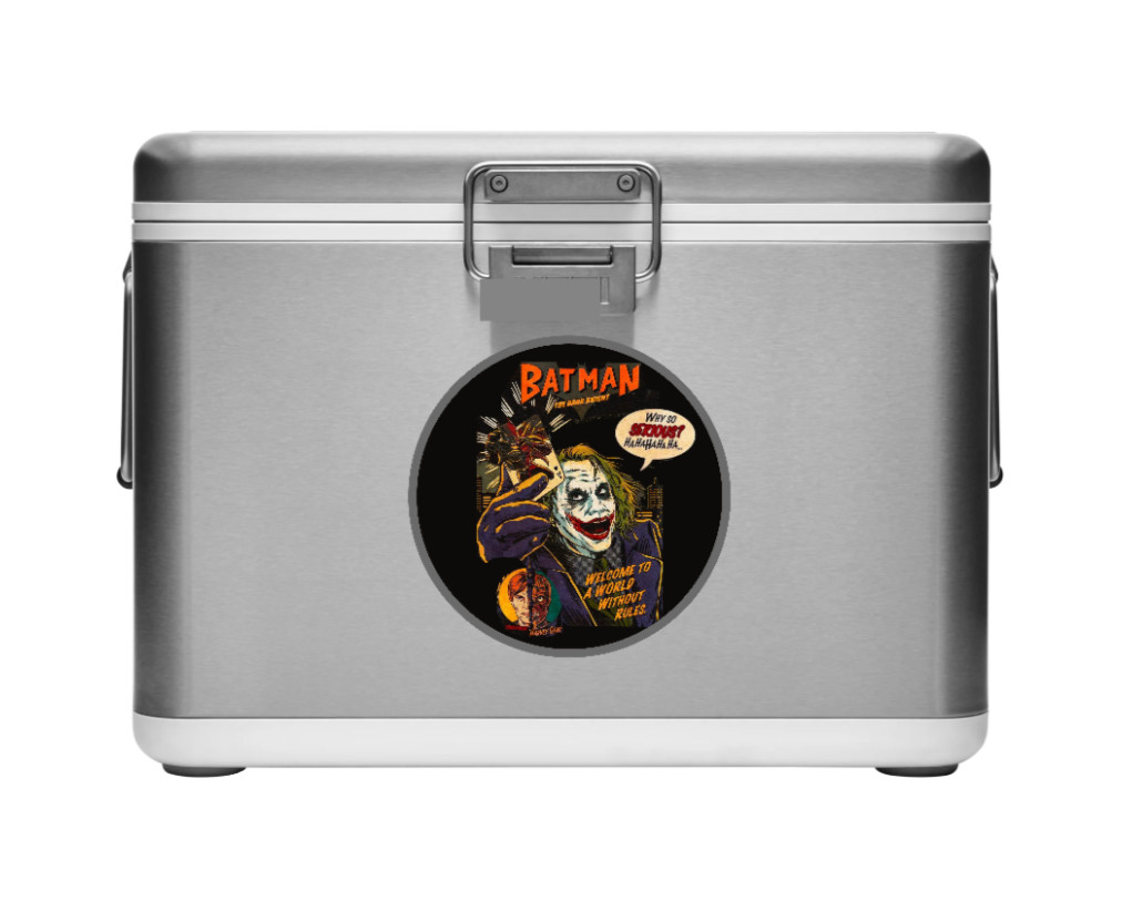 Batman Joker (The Dark Knight) – 4" Vinyl Decal Handmade Car Cooler Laptop Truck