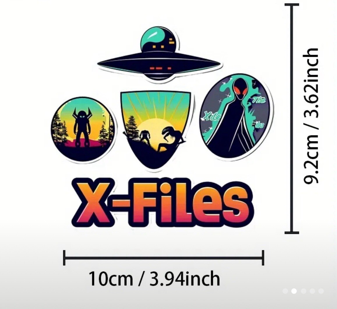 X-Files Sticker Pack / 5 Stickers Included