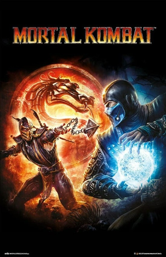 Mortal Kombat Wall Vinyl Decal Poster Graphic Print Removable Adhesive Backing