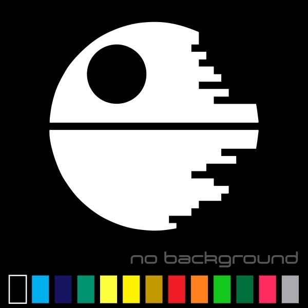 Star Wars Death Star Sticker Vinyl Decal – Sith Empire Car Window Bumper Decor