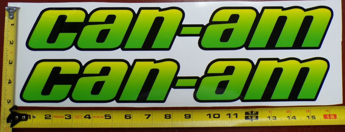 CAN-AM MAVERICK X3 R GRAPHIC DECAL STICKER USA MADE GREEN GRADIENT THICK
