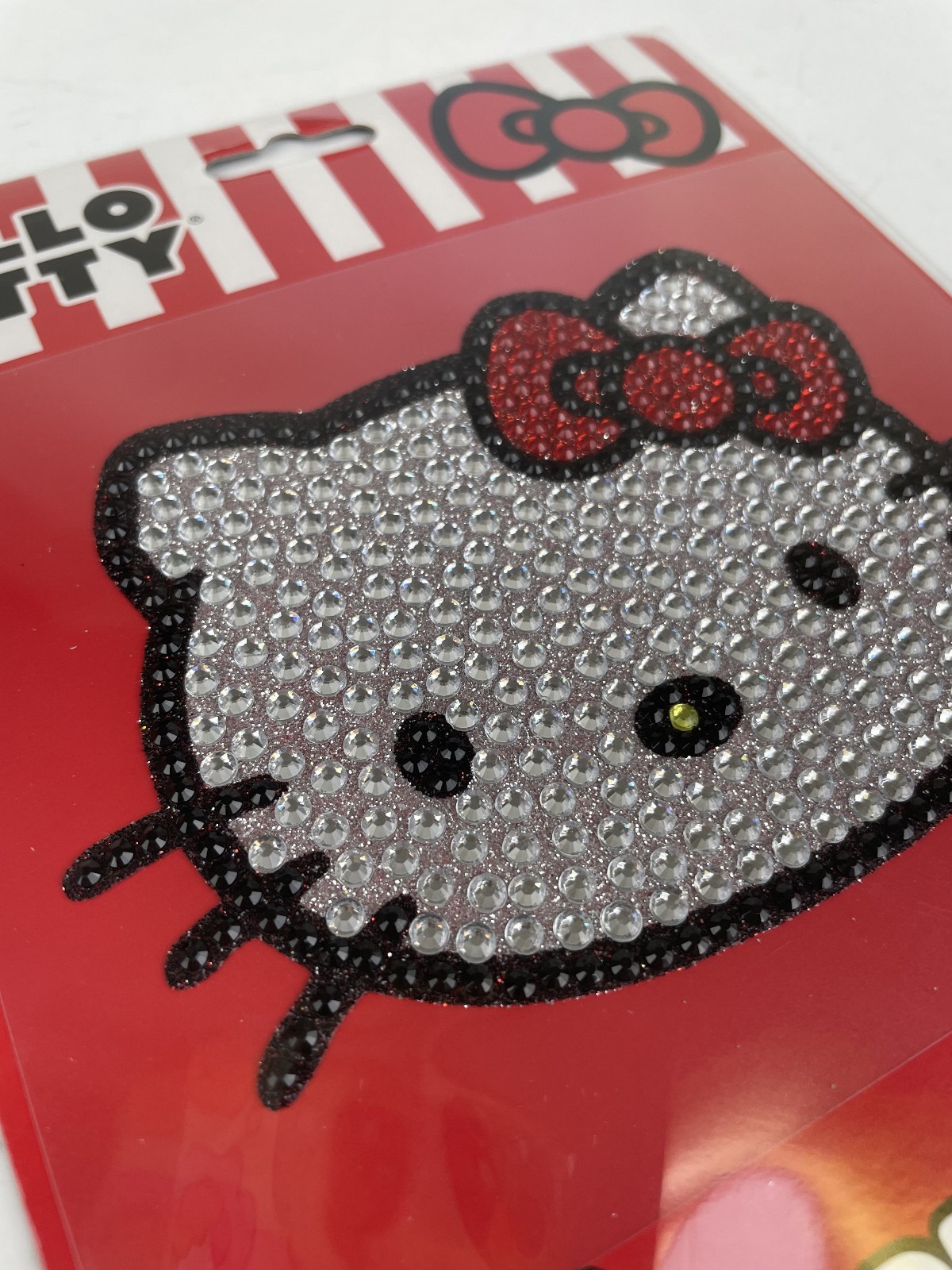 Licensed Sanrio Hello Kitty Full Bling Sticker Auto Home Office Luggage 2 pak
