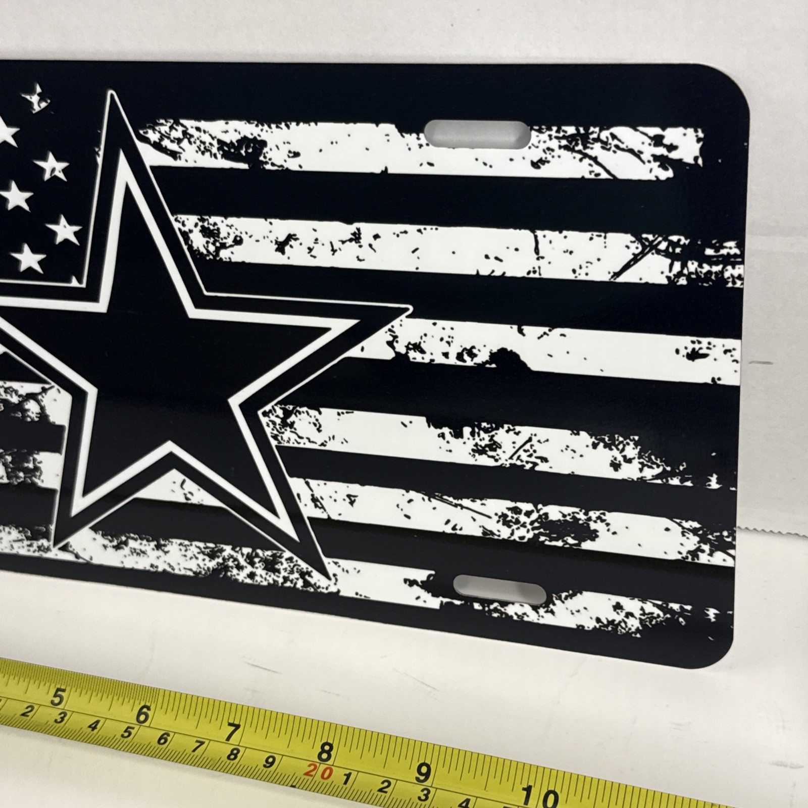 American flag License plate auto car bike wall sign mancave gift ideas
