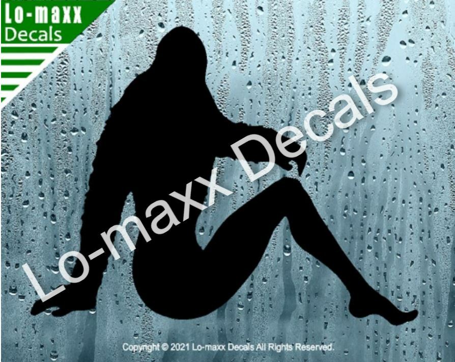 Bigfoot Sasquatch Mudflap Girl Superior Quality Unique Die Cut Vinyl Decal Art