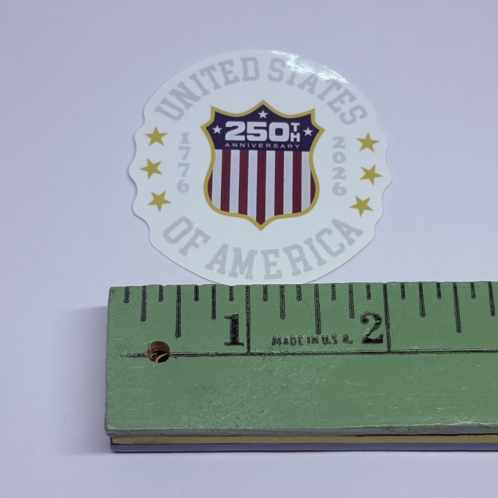 Stars Emblem Sticker Eagle Art USA 250th Anniversary Decal Vinyl Journal Tc9