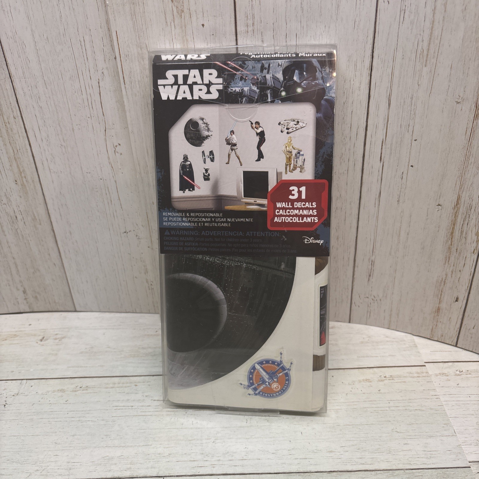 Star Wars Classic Peel and Stick Wall Decals Removable Stickers 31 Total New