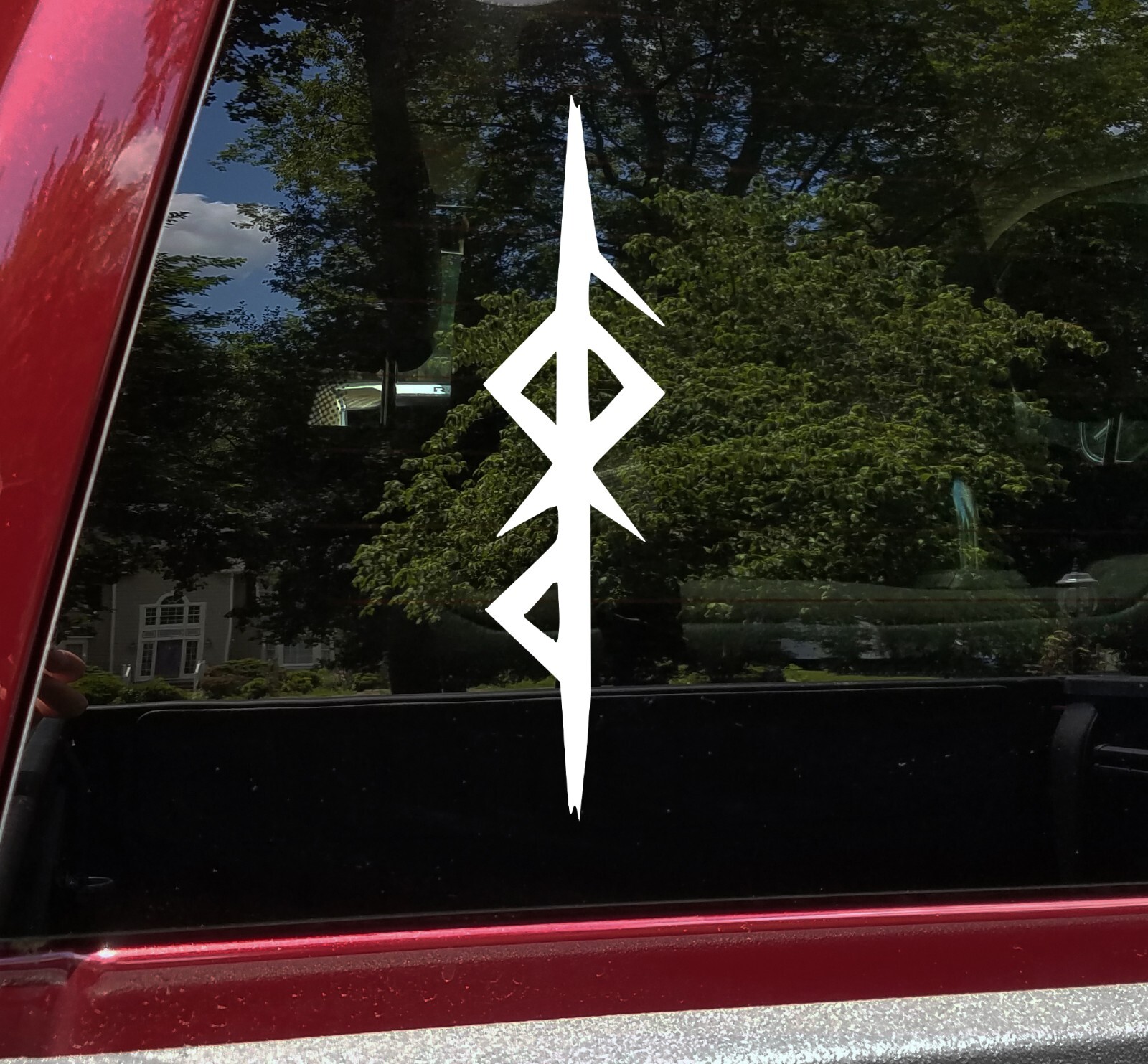Loki Bindrune Vinyl Decal – Viking Norse God Mischief Rune – Die Cut Sticker
