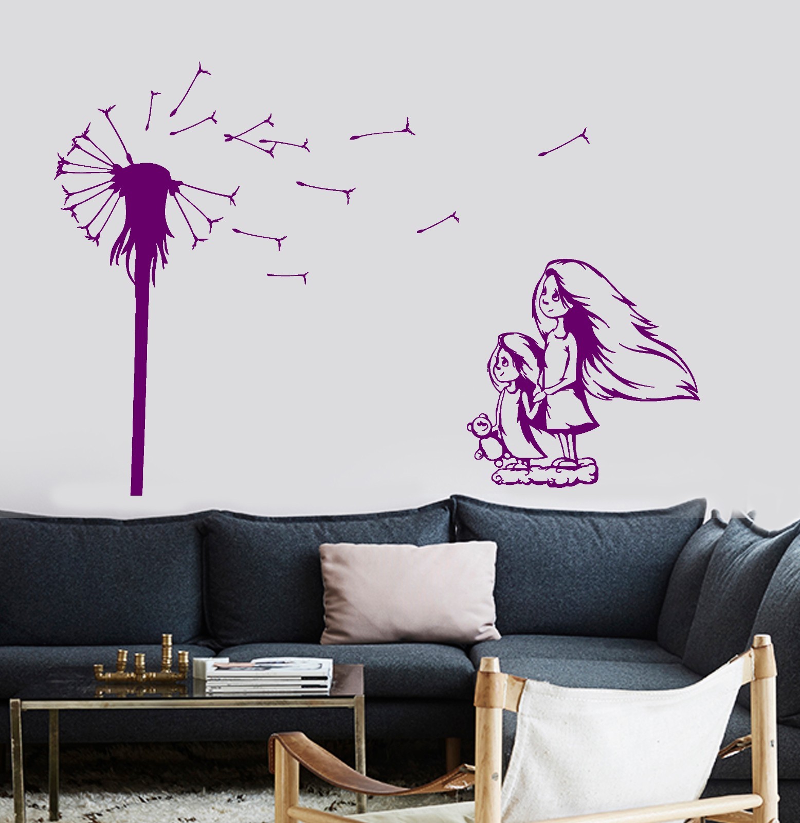 Wall Vinyl Decal Chandelier Amazing Modern Decor For Living Room Bedroom z3710