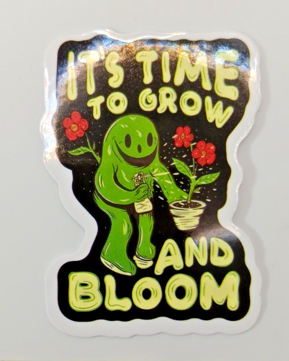 Plants-Succulent-Funny Humor Motivate Vinyl Sticker-Decal-NWOT-Free Shipping!