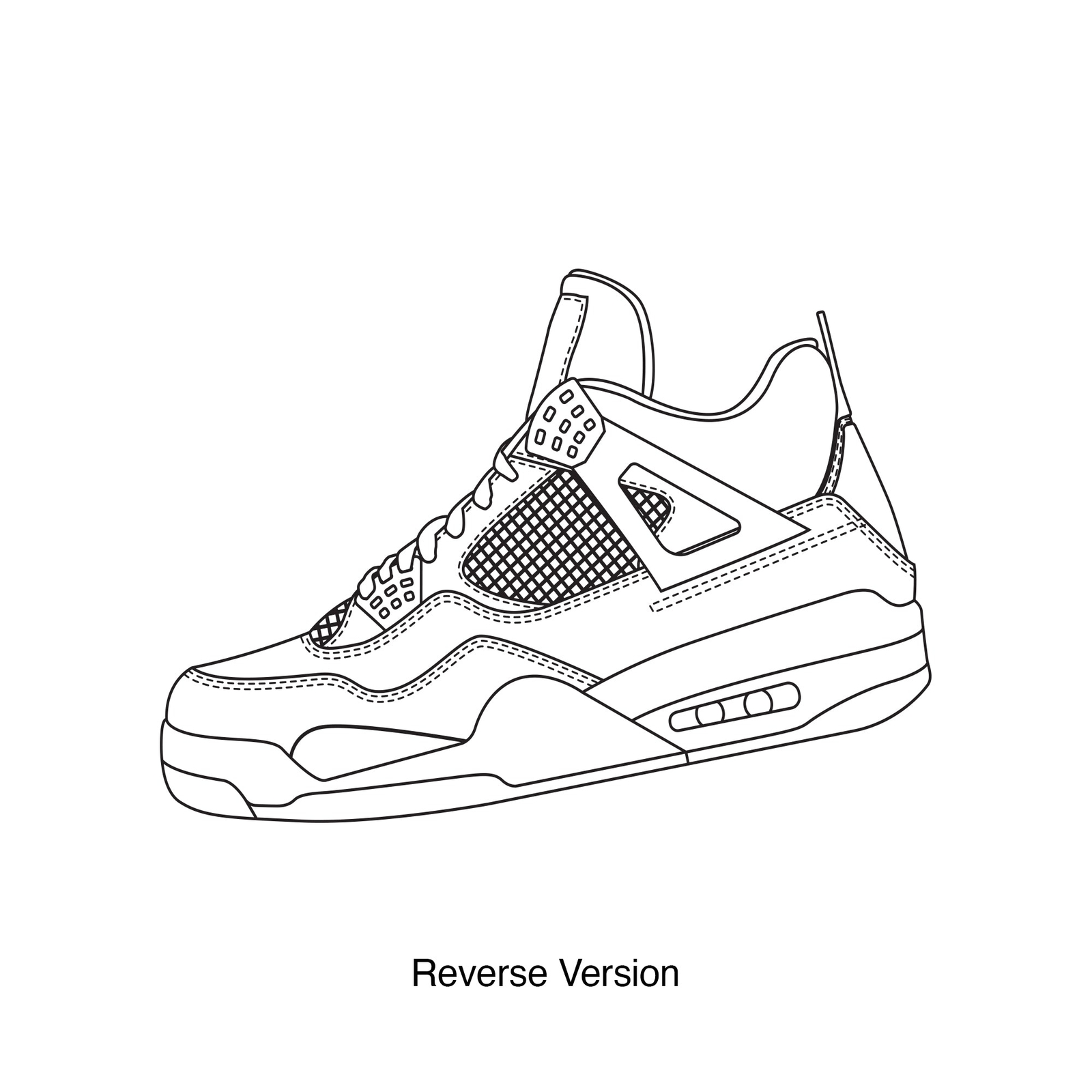 Sneaker Wall Decal Sticker for the Sneakerhead. Gift for Shoe Collector. #6704