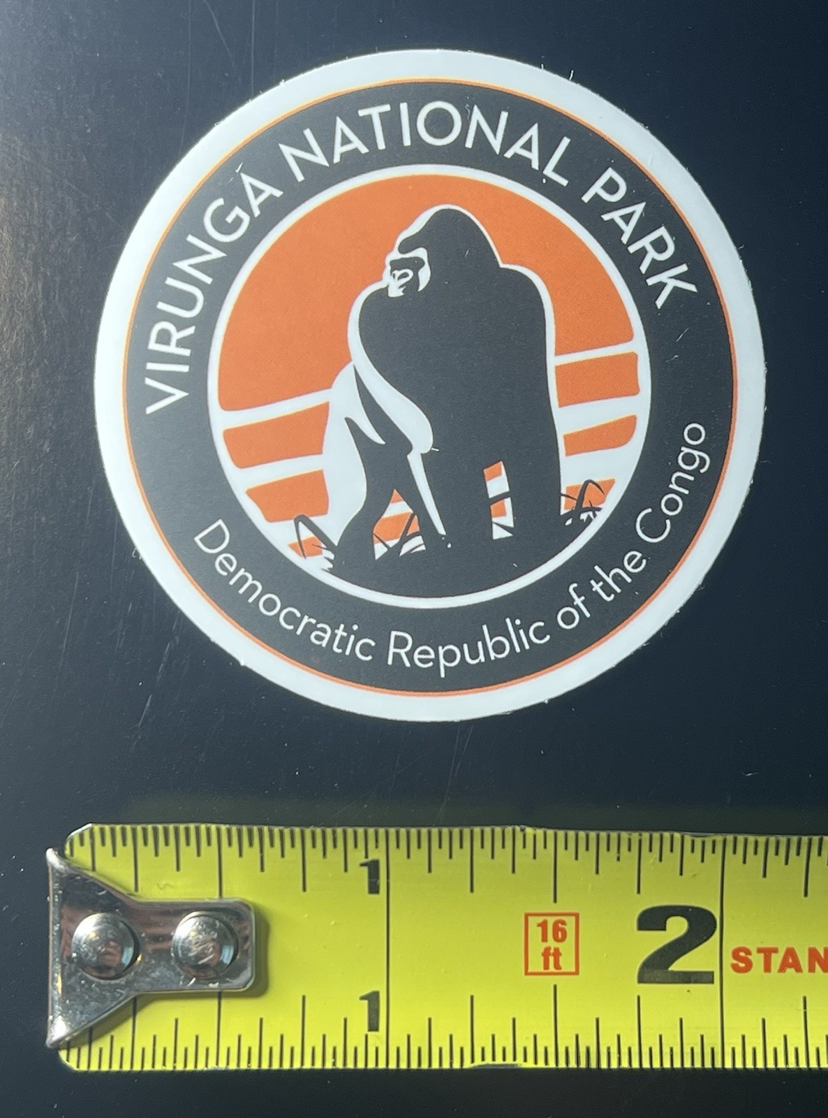 VIRUNGA NATIONAL PARK CONGO SMALL STICKER DECAL HIKING CAMPING NATURE OUTDOORS