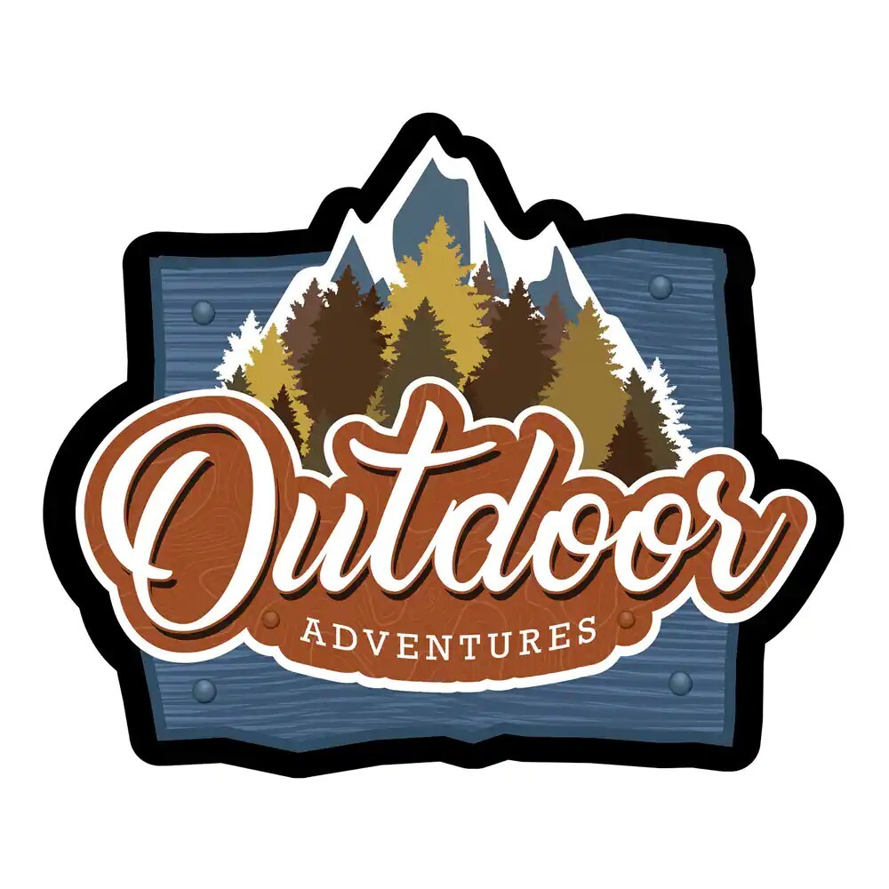Chroma Outdoor Adventures Decal 25077 Badge Logo Emblem Auto Truck Sticker 1 pc