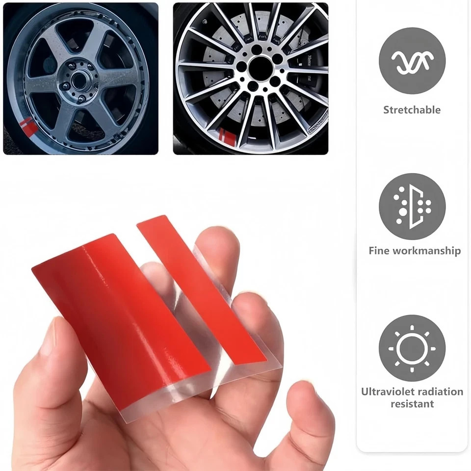 6/8pcs Rim Decal Stripes Car Decals for 1821 Inch Wheels 8