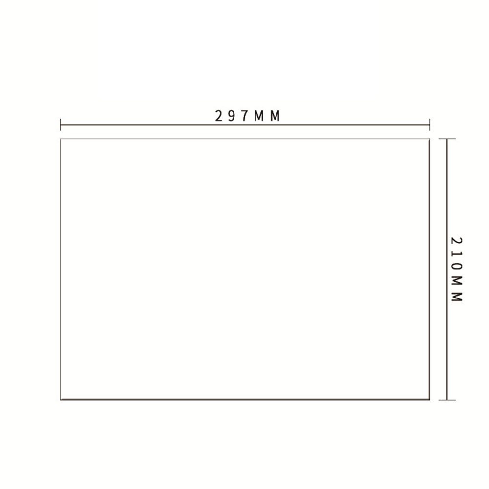Flexible Magnetic Whiteboard for Fridge or Office Reusable and Trimable