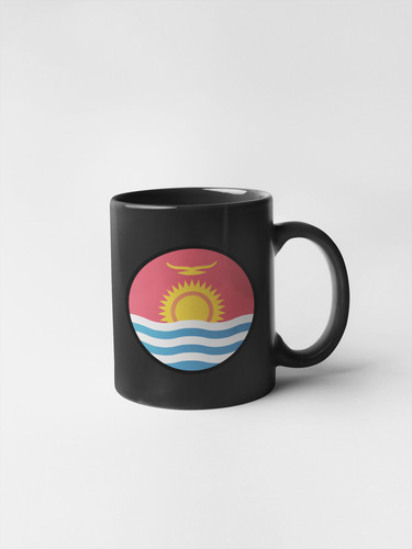 Kiribati Flag Circle Sticker Decal