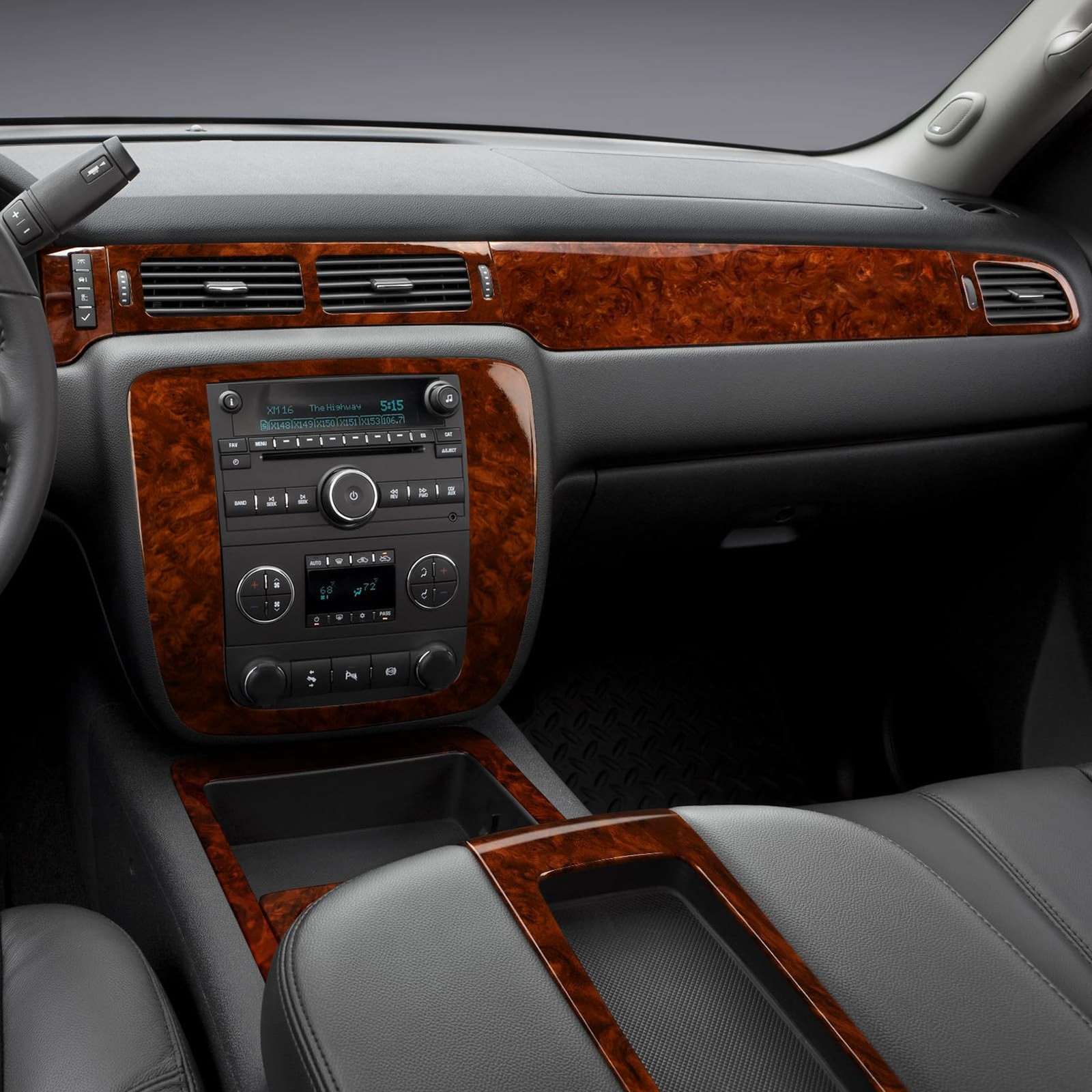 Wood Grain Trim Decal Sticker for Chevrolet Tahoe Silverado GMC Accessories