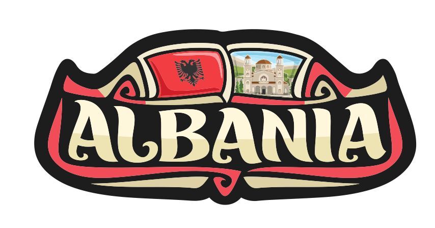 Albania Sticker Decal A414