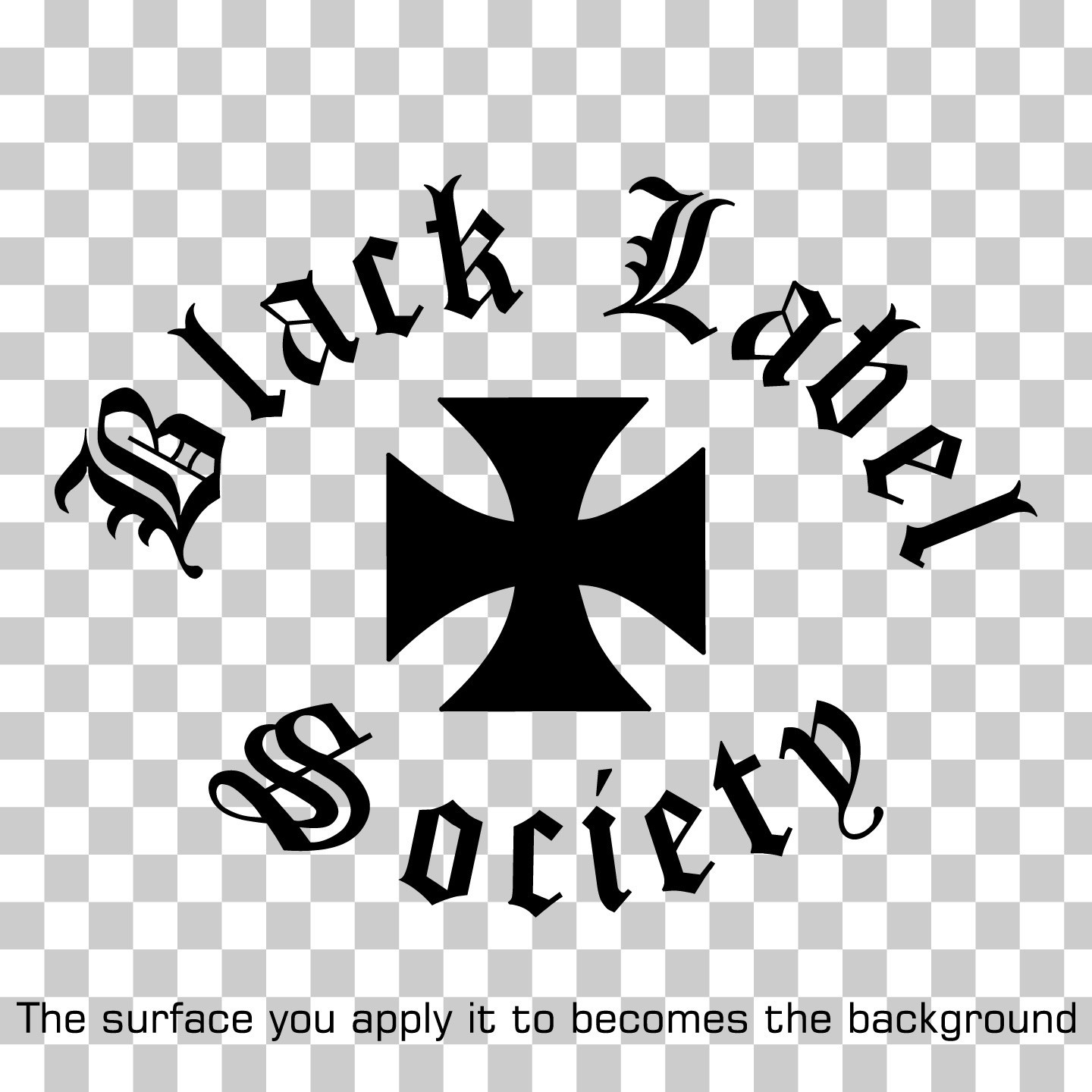 BLACK LABEL SOCIETY 8 INCH VINYL DECAL / STICKER