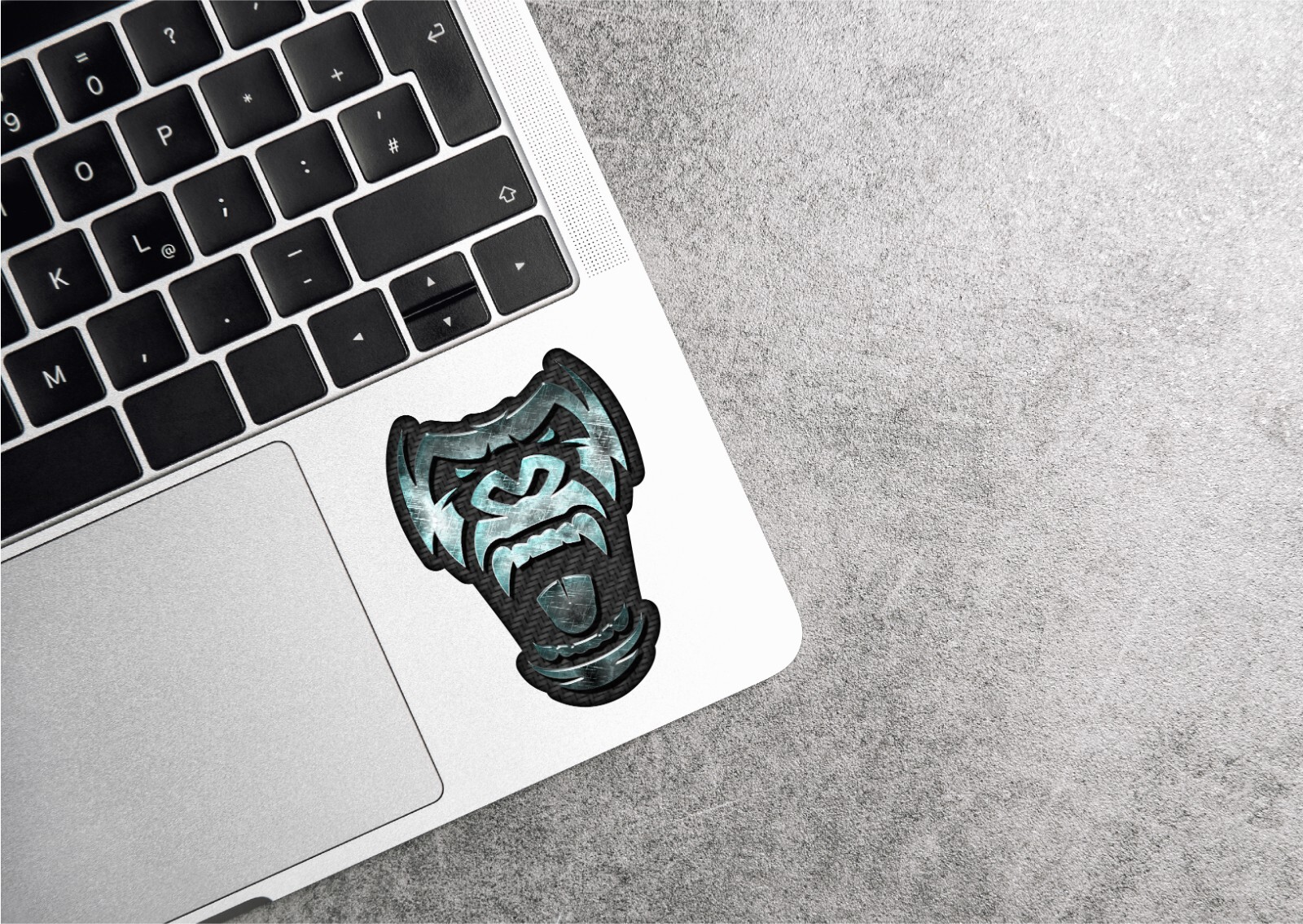 Gorilla Roar Decal Sticker Ape Monkey Wildlife Team Animals Pride Tough Wild