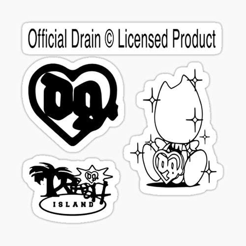 Drain Gang Sticker – Wall Sticker – Eco-Solvant Ink, Waterproof, Irregular Shape