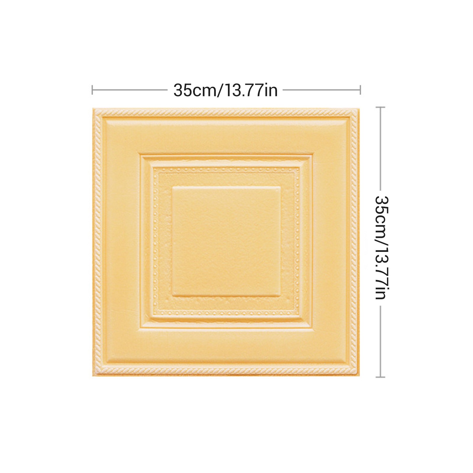 12PCS 3D Tile Wall Sticker Self Adhesive Waterproof Foam Panel Wallpapers DIY