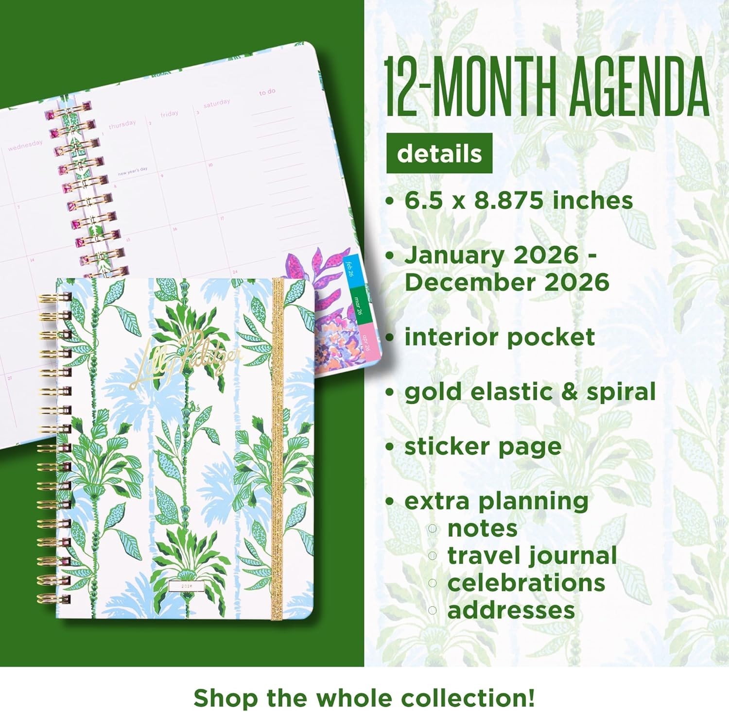 Large Monthly Planner January 2026 – December 2026, Monthly Ag