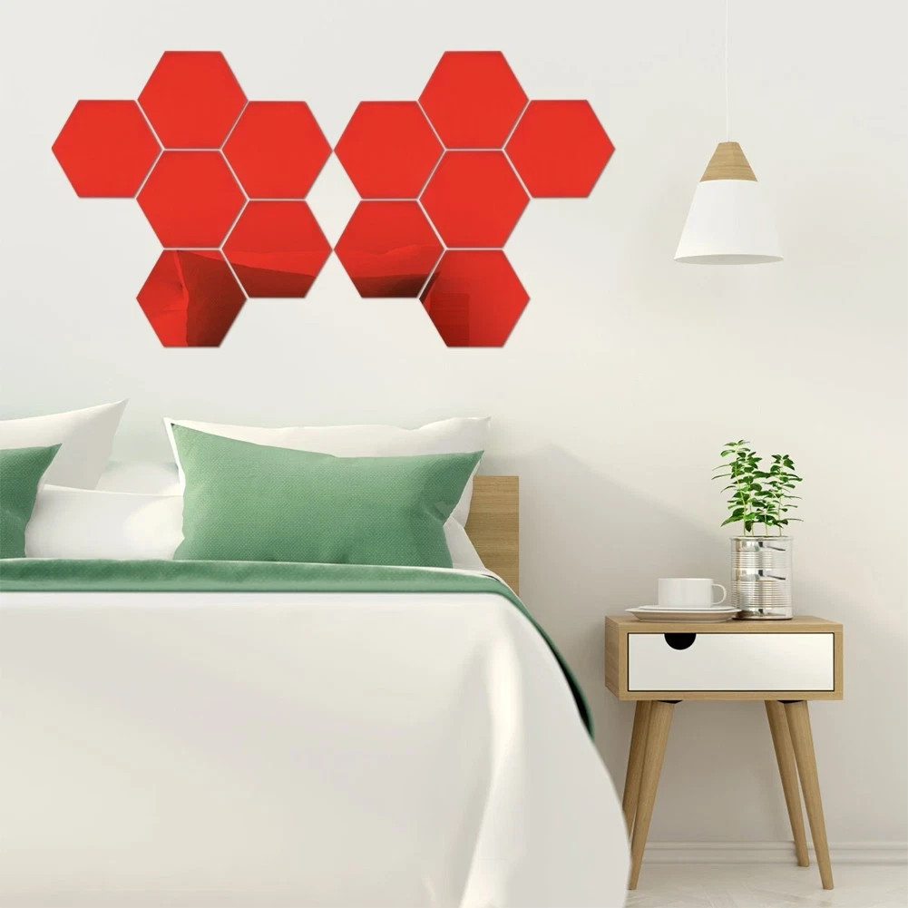 Stickers 3D Mirror Stickers 6/12Pcs 12.6 Cm