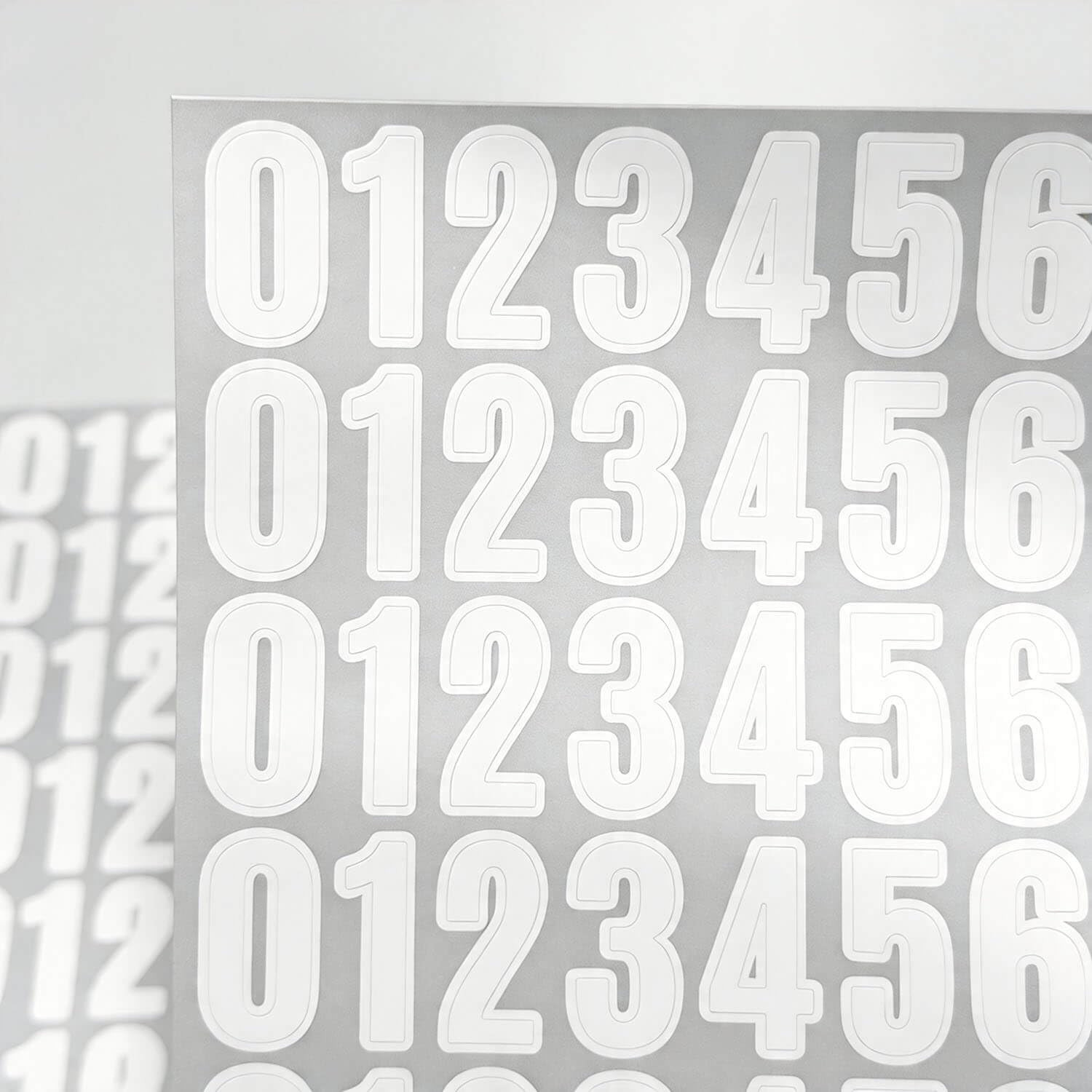 560 Pcs 1 Inch Number Stickers,8 Sheets 0-9 Self-Adhesive Vinyl Waterproof Numbe