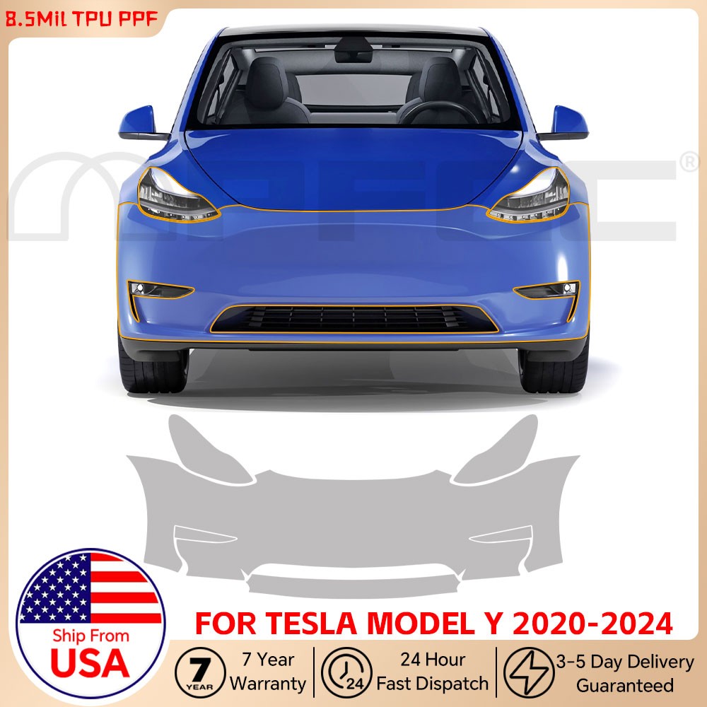 2020-2024 Tesla Model Y PreCut PPF Kit Paint Protection Gloss Clear Film