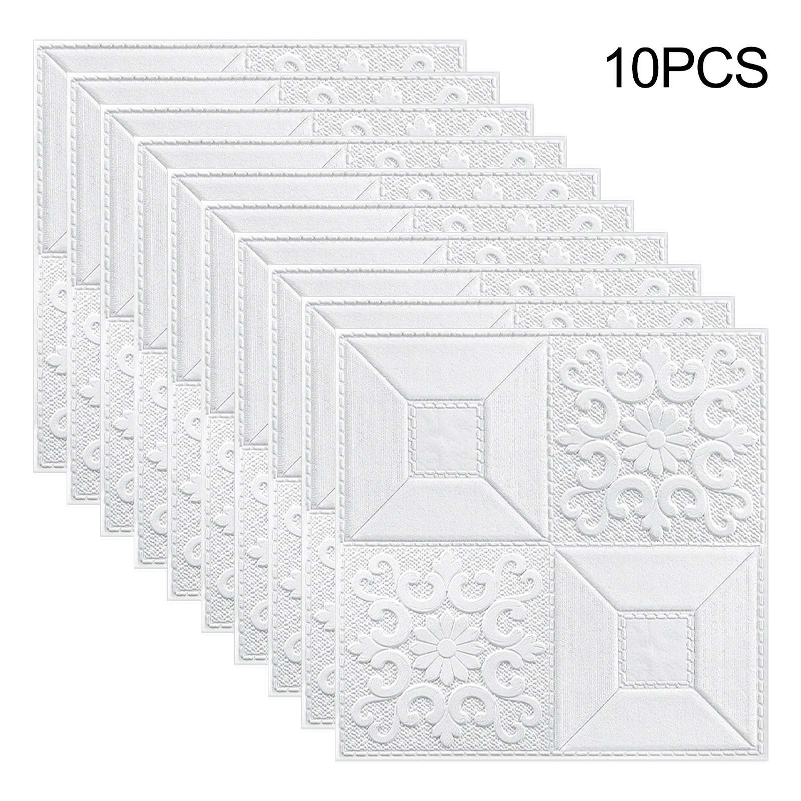 Foam Panel 3D Wall Sticker Decals Decoration Replacement Self-adhesive