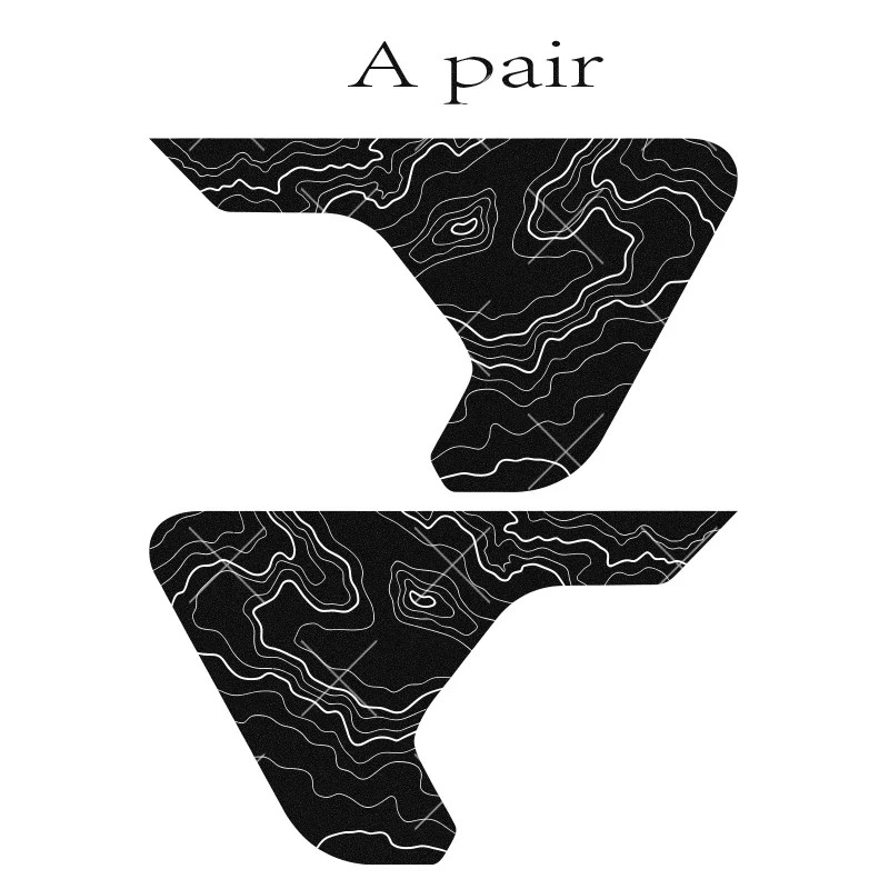 Aftermarket Jeep Wrangler JL / JLU & Gladiator JT Topographic Fender Vent Decal