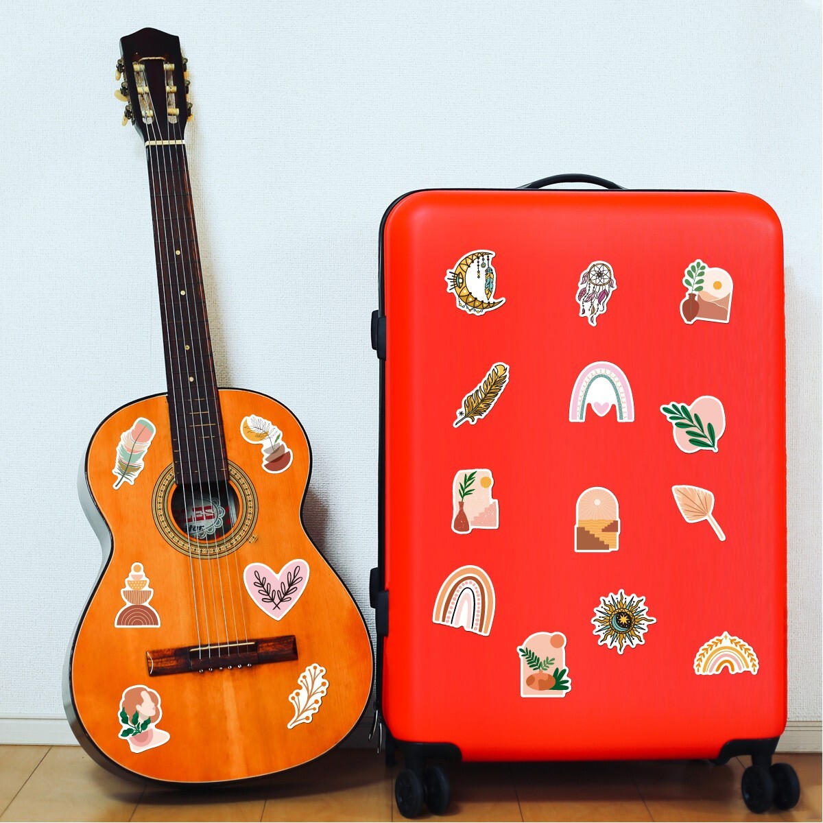 200pcs Retro Cottagecore Bohemia Vintage STICKER PACK，#172175184213