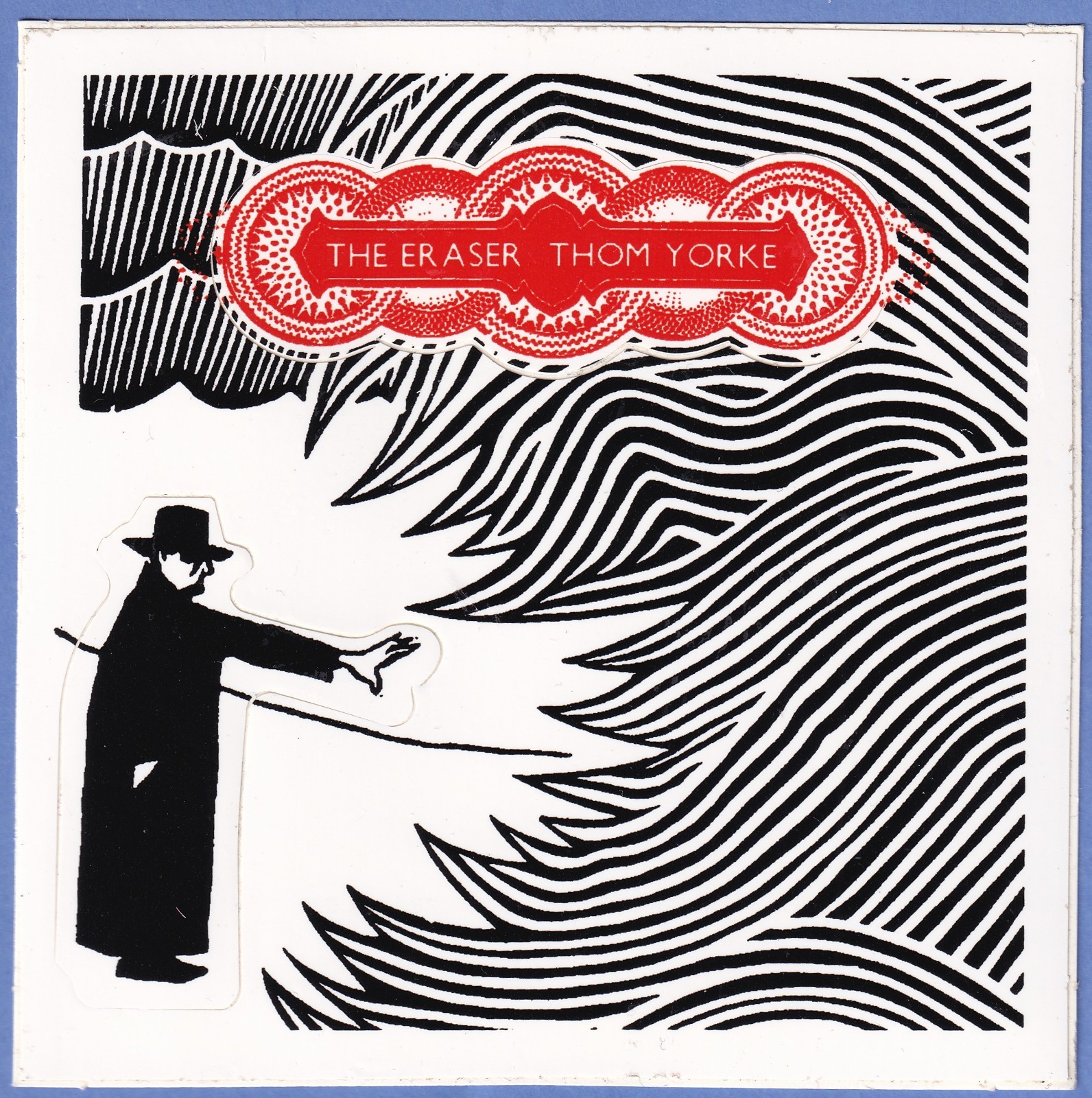 Thom Yorke The Eraser Promo Sticker 2006 5" x 5"