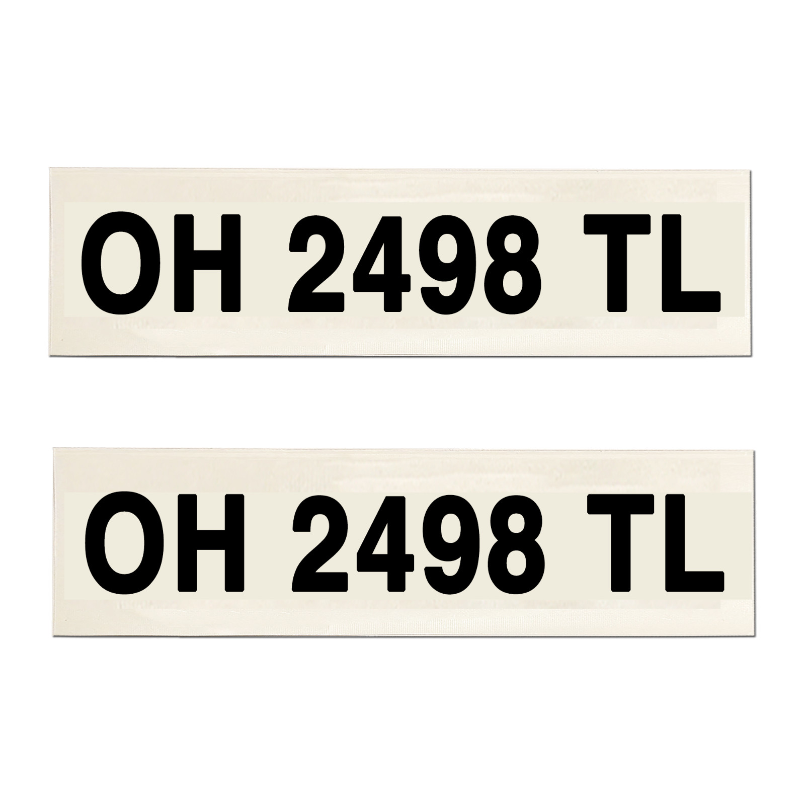 Boat Registration Numbers Vinyl Decal Sticker Set – 3" Tall – 869