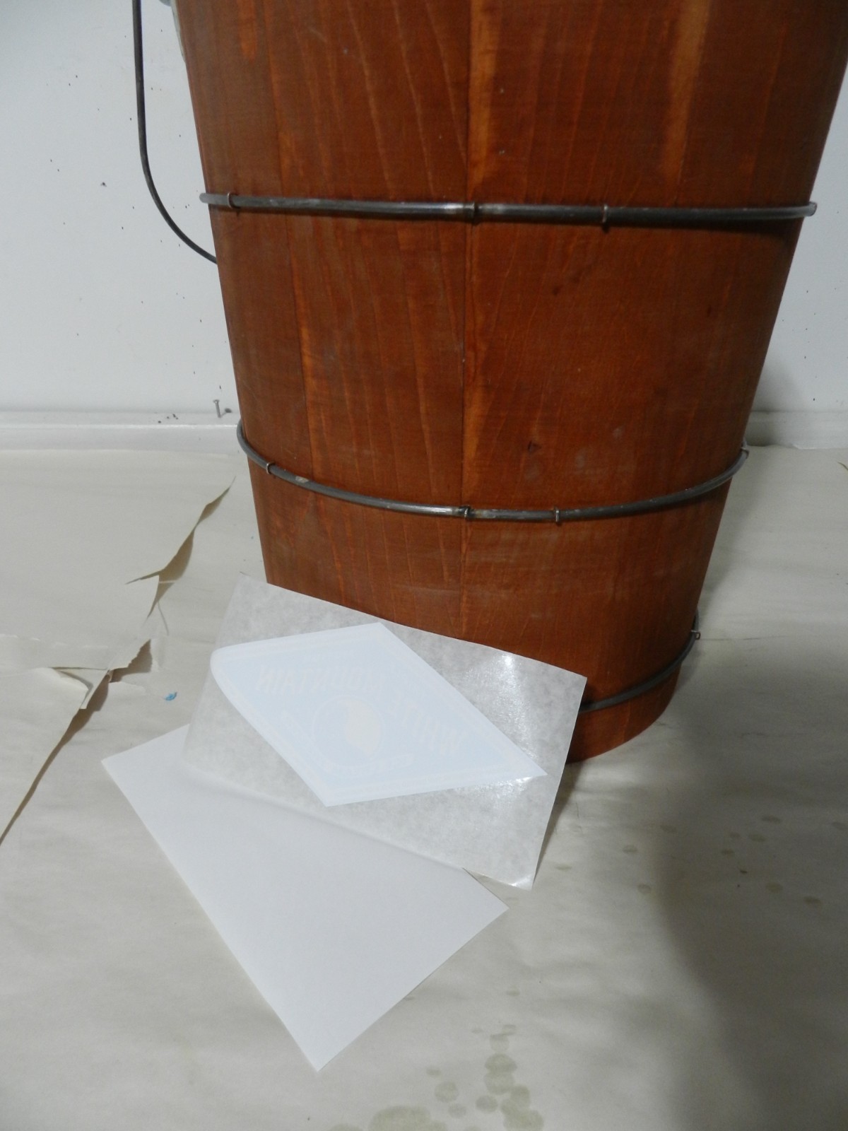 Replacement Sticker White Mountain Ice Cream Freezer Maker Size 7" x 3.5" EASY