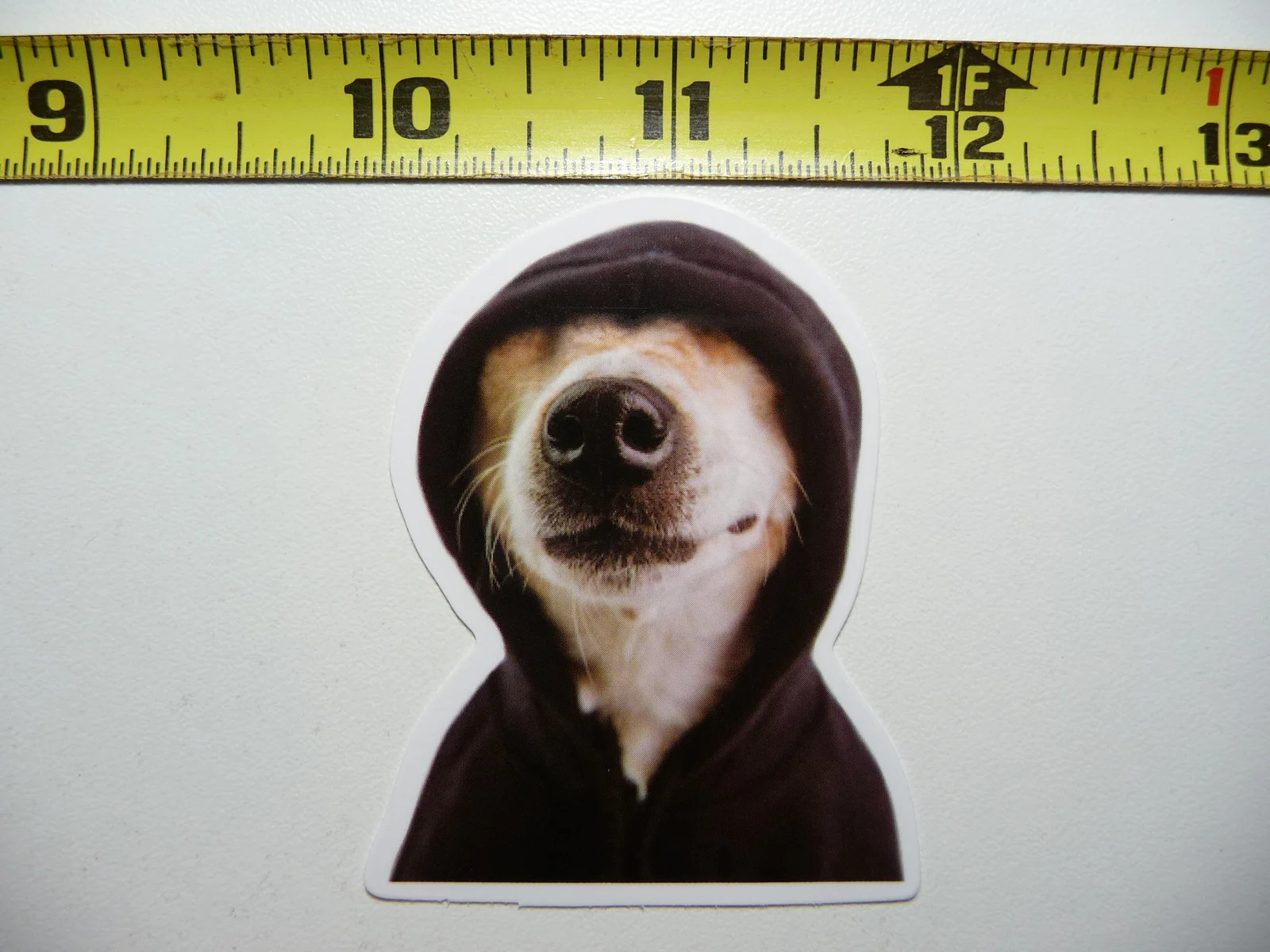 COOL HOODIE FUNNY SMALL STICKER DECAL CUT PET DOG PUPPY FUN FUNNY