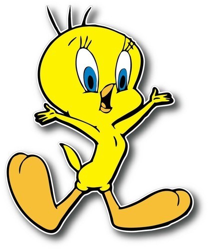 TWEETY BIRD CARTOON LOONEY TUNES DECAL STICKER USA CAR TRUCK VEHICLE WINDOW WALL